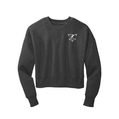 Elite Performance and Strength Women’s Cropped Crewneck Sweatshirt