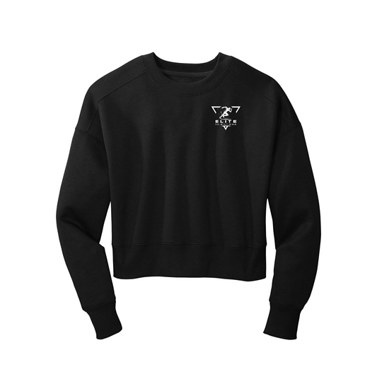 Elite Performance and Strength Women’s Cropped Crewneck Sweatshirt