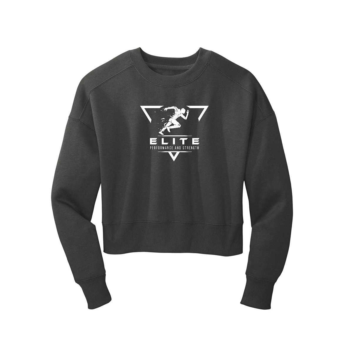 Elite Performance and Strength Women’s Cropped Crewneck Sweatshirt